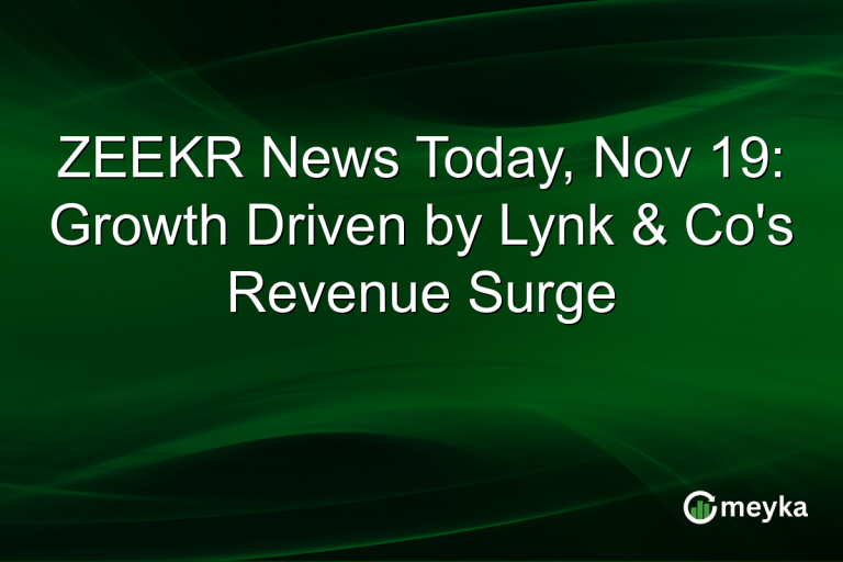 ZEEKR News Today, Nov 19: Growth Driven by Lynk & Co's Revenue Surge