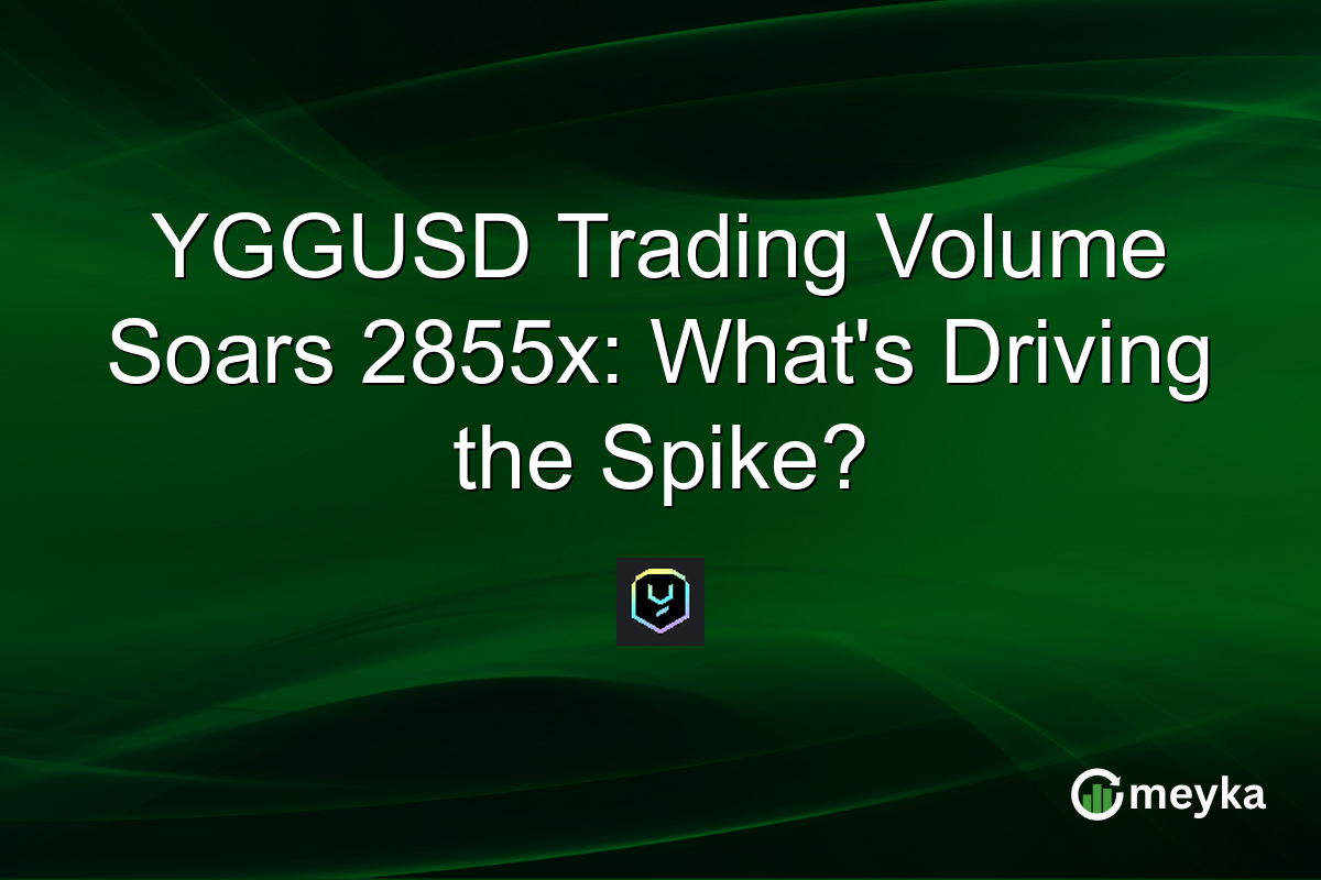 YGGUSD Trading Volume Soars 2855x: What's Driving the Spike?