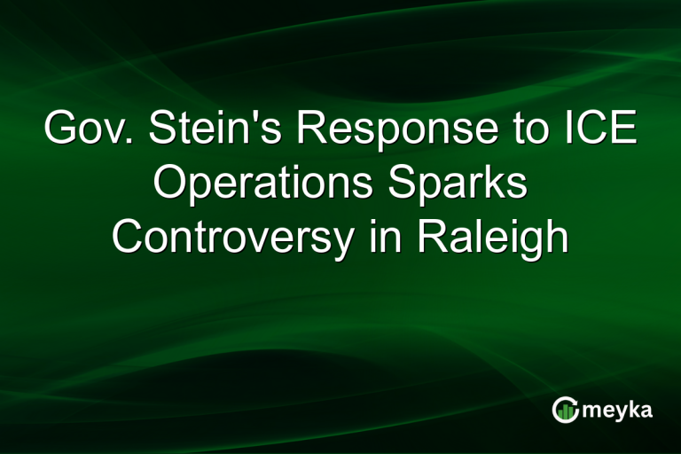 Gov. Stein's Response to ICE Operations Sparks Controversy in Raleigh