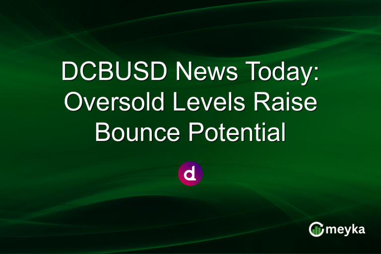 DCBUSD News Today: Oversold Levels Raise Bounce Potential
