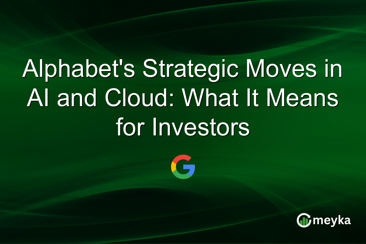 Alphabet's Strategic Moves in AI and Cloud: What It Means for Investors