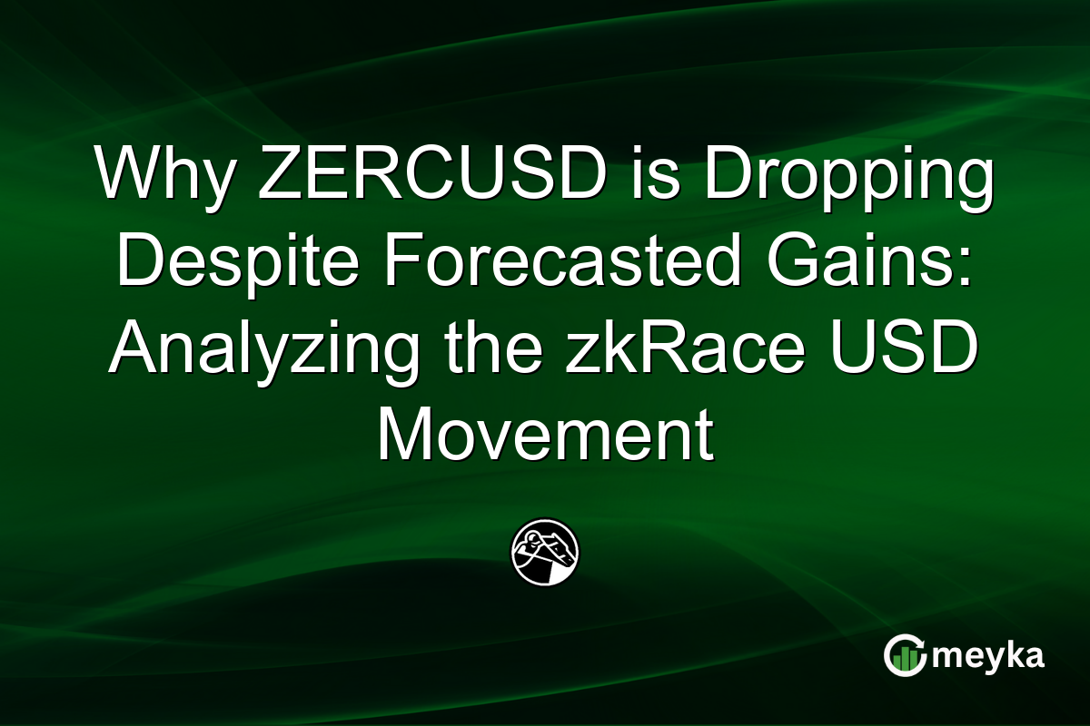 Why ZERCUSD is Dropping Despite Forecasted Gains: Analyzing the zkRace USD Movement