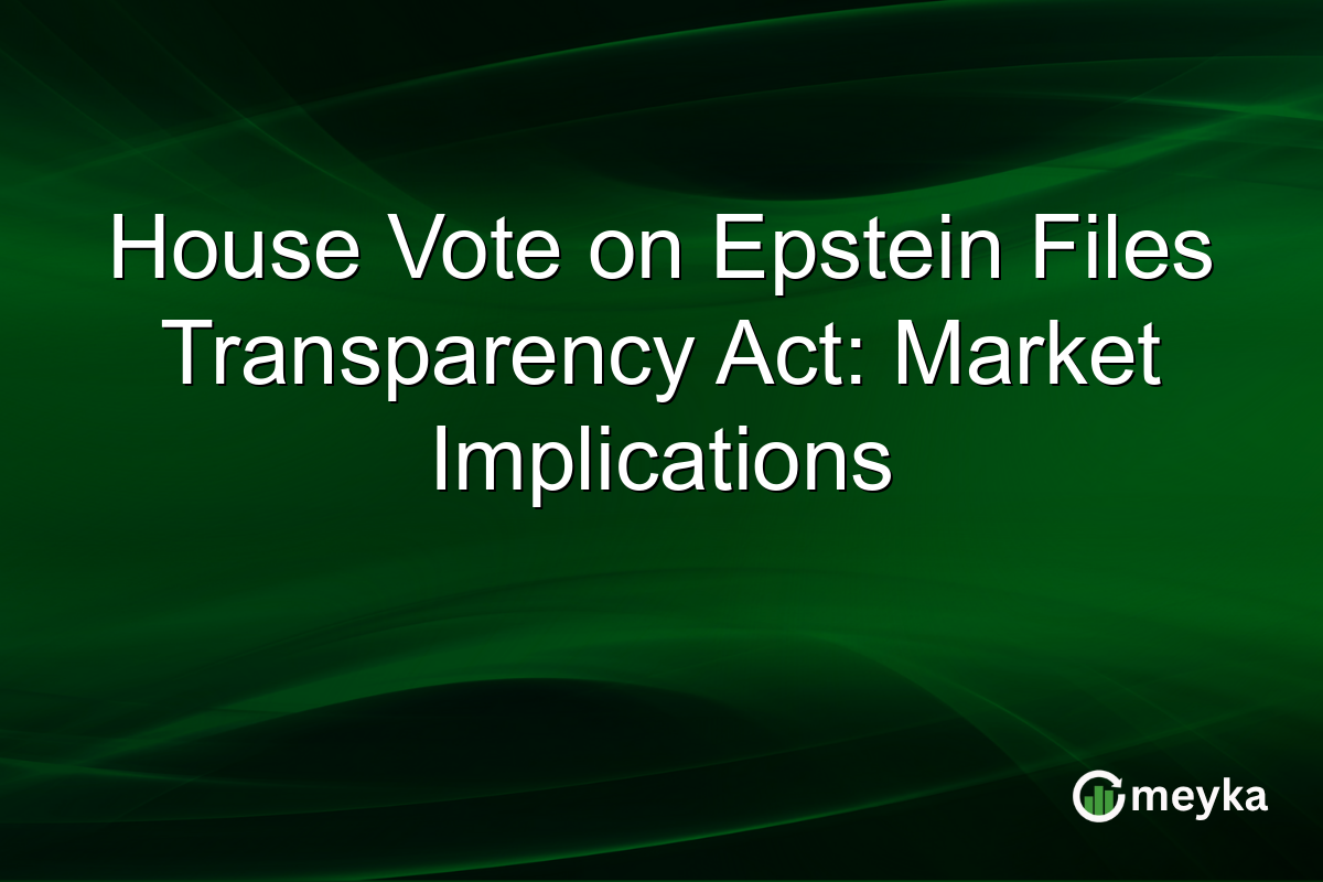 House Vote on Epstein Files Transparency Act: Market Implications