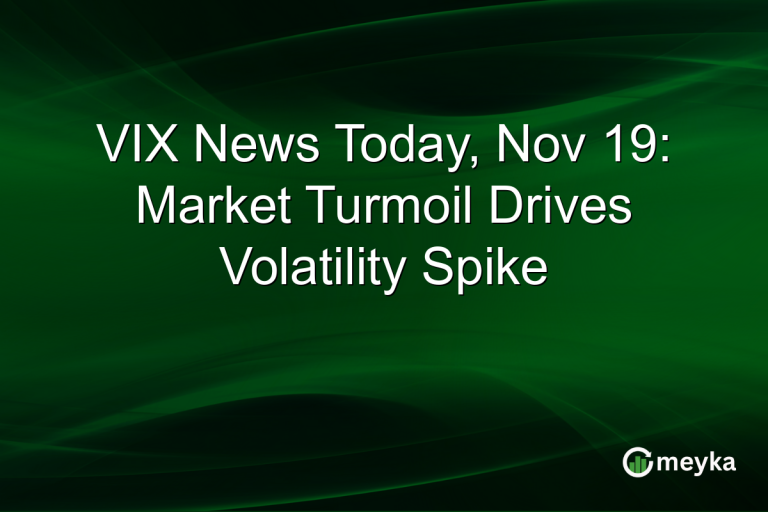 VIX News Today, Nov 19: Market Turmoil Drives Volatility Spike
