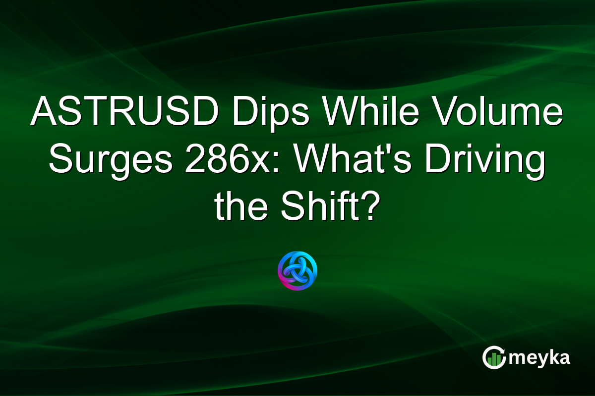 ASTRUSD Dips While Volume Surges 286x: What's Driving the Shift?