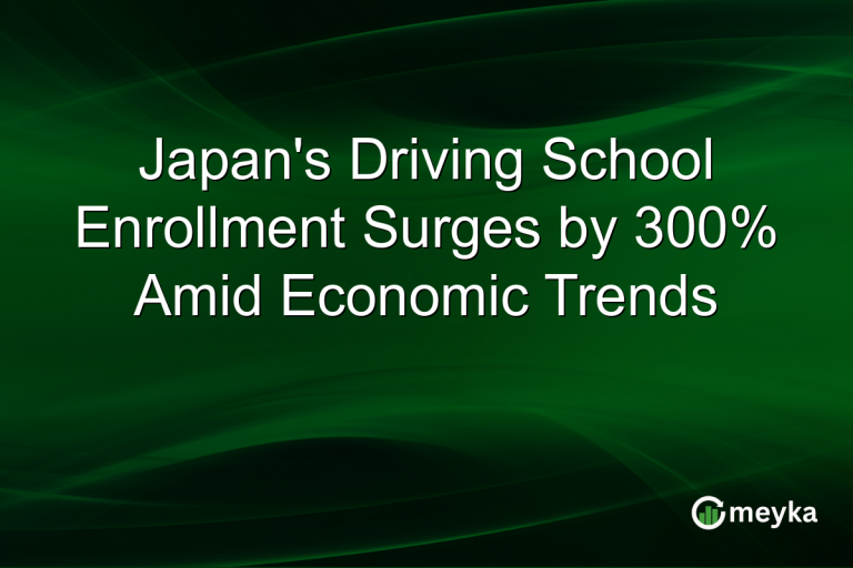 Japan's Driving School Enrollment Surges by 300% Amid Economic Trends