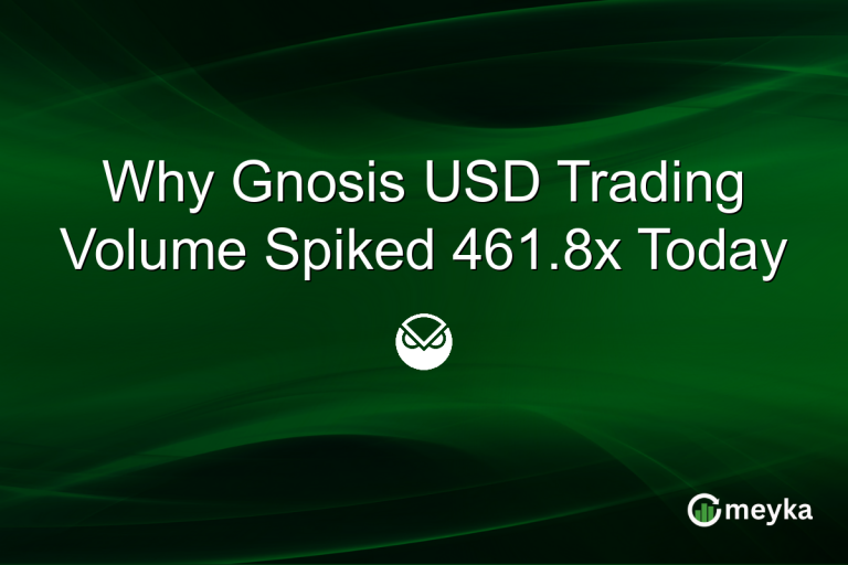 Why Gnosis USD Trading Volume Spiked 461.8x Today