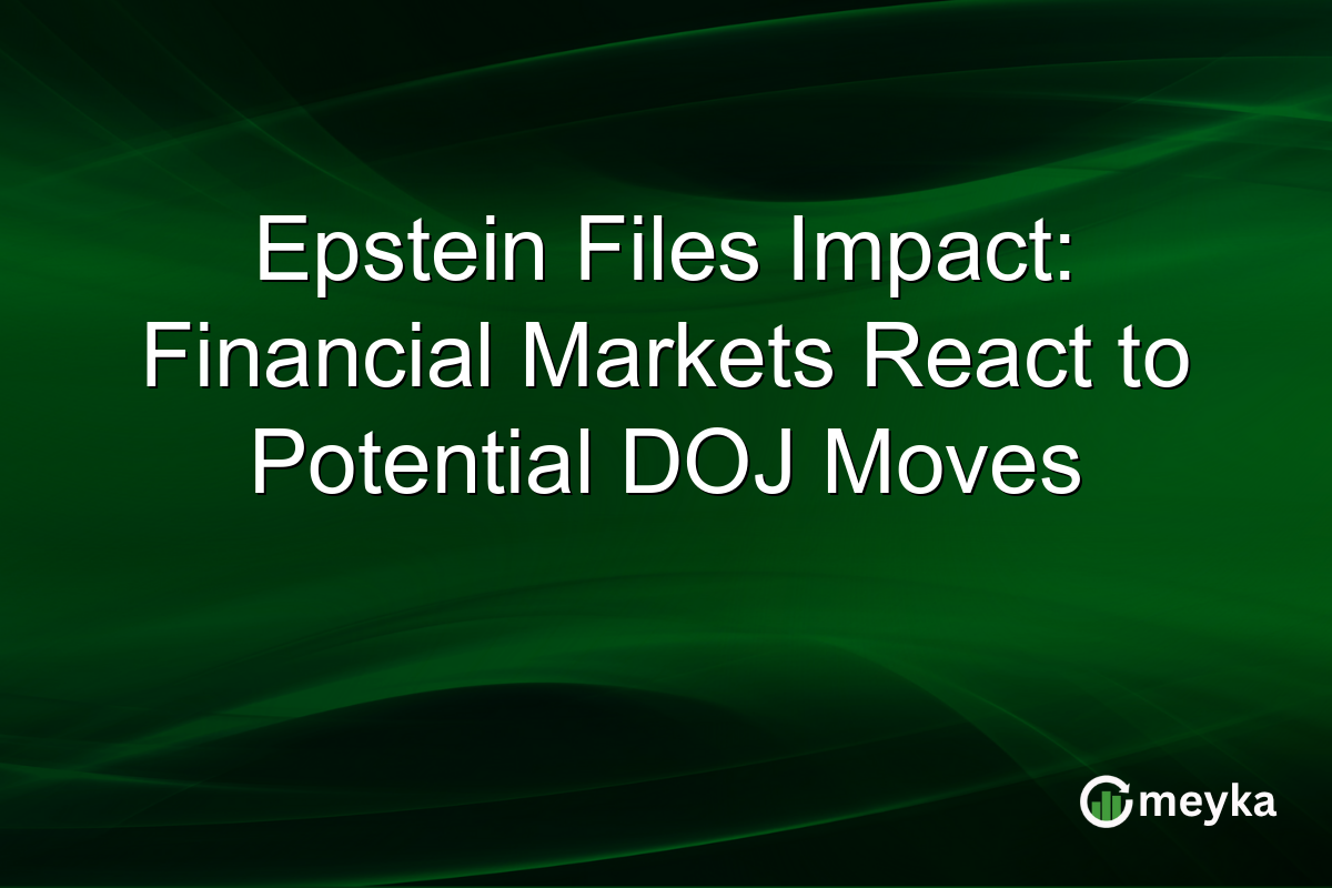 Epstein Files Impact: Financial Markets React to Potential DOJ Moves