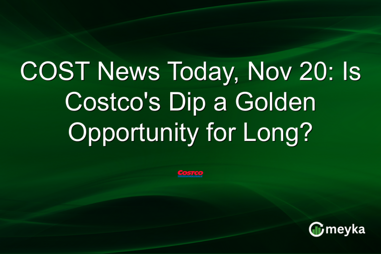COST News Today, Nov 20: Is Costco's Dip a Golden Opportunity for Long?