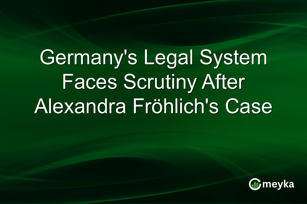 Germany's Legal System Faces Scrutiny After Alexandra Fröhlich's Case