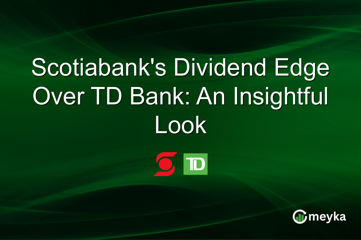 Scotiabank's Dividend Edge Over TD Bank: An Insightful Look