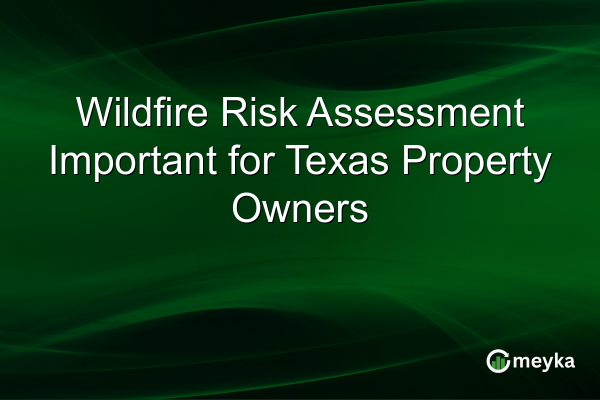 Wildfire Risk Assessment Important for Texas Property Owners