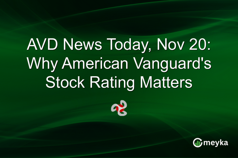 AVD News Today, Nov 20: Why American Vanguard's Stock Rating Matters