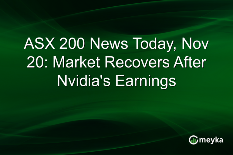 ASX 200 News Today, Nov 20: Market Recovers After Nvidia's Earnings