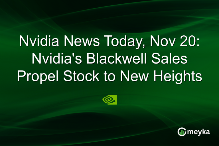 Nvidia News Today, Nov 20: Nvidia's Blackwell Sales Propel Stock to New Heights