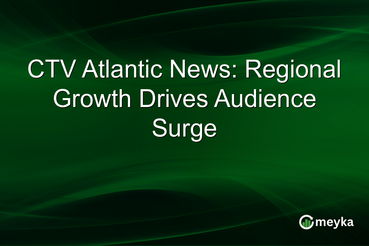 CTV Atlantic News: Regional Growth Drives Audience Surge
