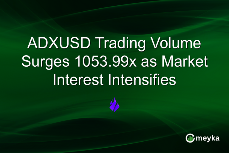 ADXUSD Trading Volume Surges 1053.99x as Market Interest Intensifies
