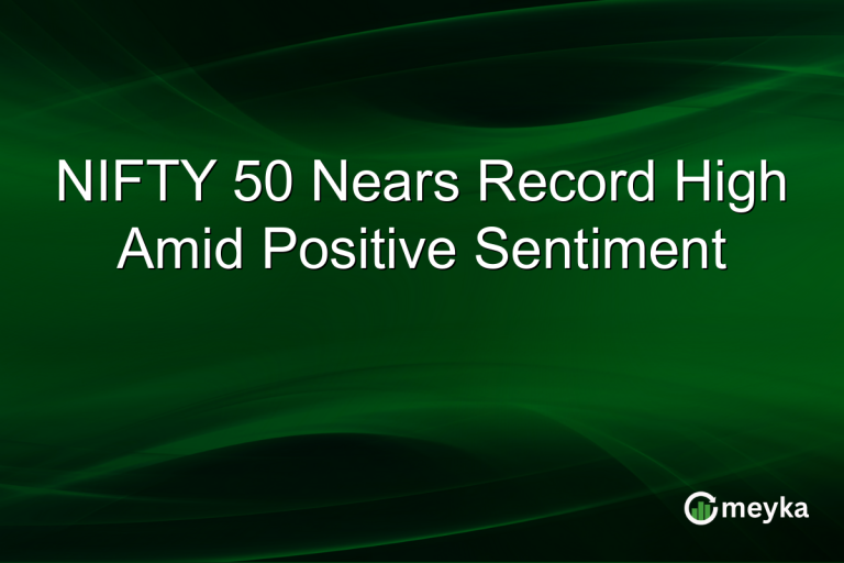NIFTY 50 Nears Record High Amid Positive Sentiment