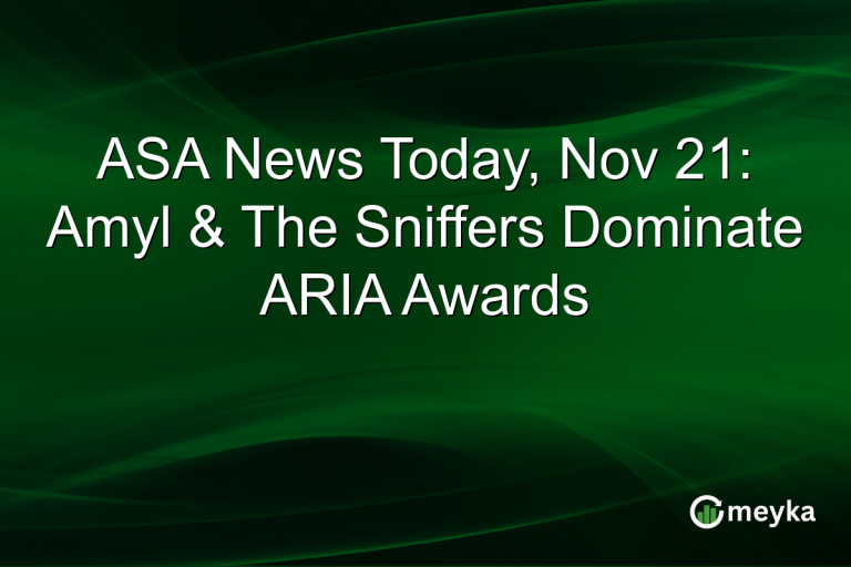 ASA News Today, Nov 21: Amyl & The Sniffers Dominate ARIA Awards