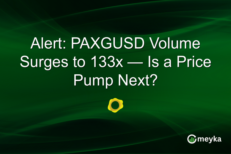 Alert: PAXGUSD Volume Surges to 133x — Is a Price Pump Next?