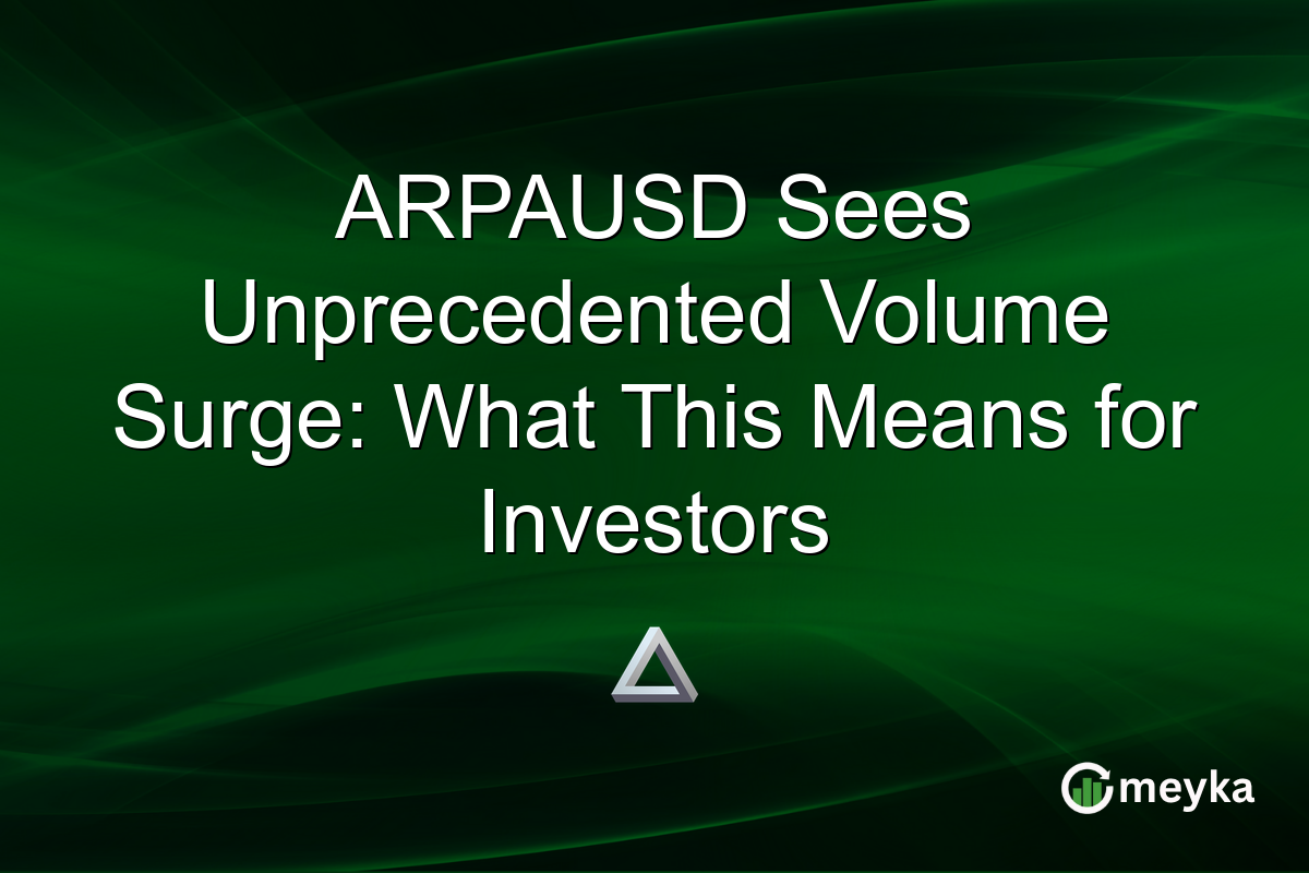 ARPAUSD Sees Unprecedented Volume Surge: What This Means for Investors