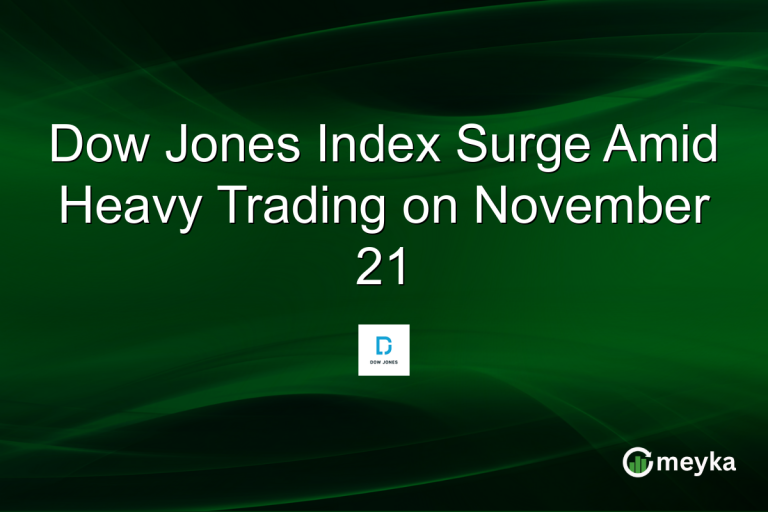 Dow Jones Index Surge Amid Heavy Trading on November 21