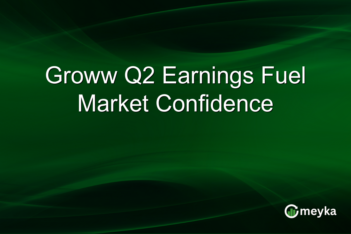 Groww Q2 Earnings Fuel Market Confidence