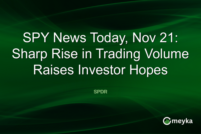 SPY News Today, Nov 21: Sharp Rise in Trading Volume Raises Investor Hopes
