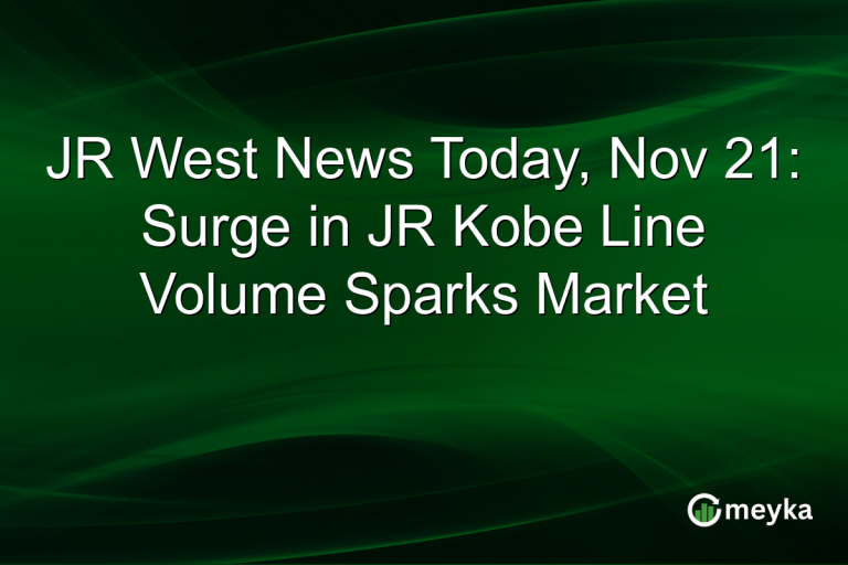 JR West News Today, Nov 21: Surge in JR Kobe Line Volume Sparks Market