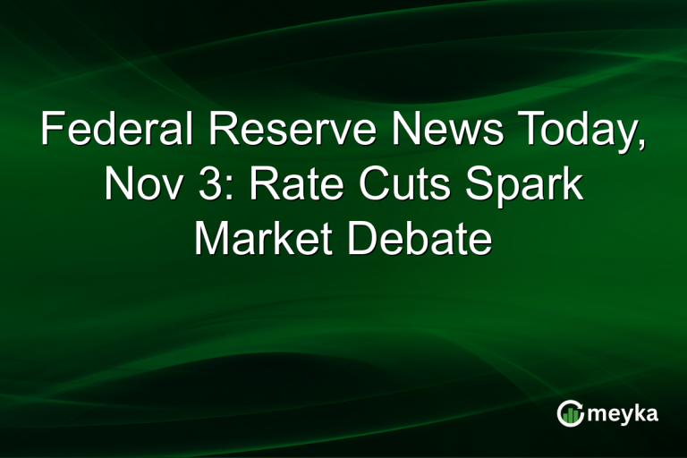 Federal Reserve News Today, Nov 3: Rate Cuts Spark Market Debate