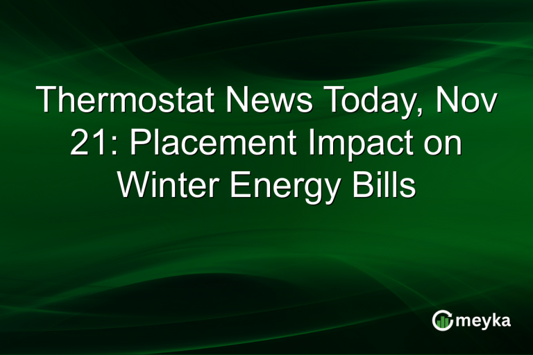 Thermostat News Today, Nov 21: Placement Impact on Winter Energy Bills