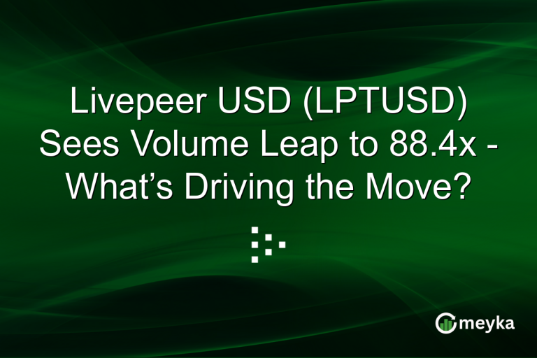 Livepeer USD (LPTUSD) Sees Volume Leap to 88.4x - What’s Driving the Move?
