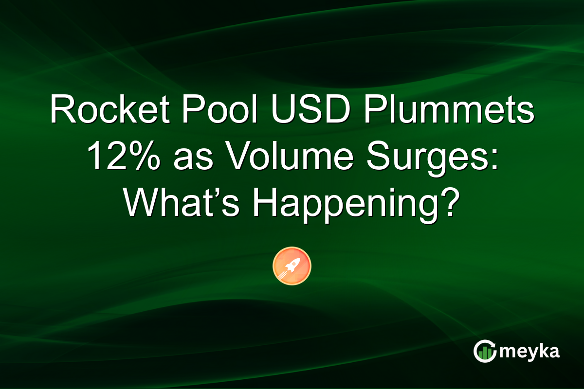 Rocket Pool USD Plummets 12% as Volume Surges: What’s Happening?
