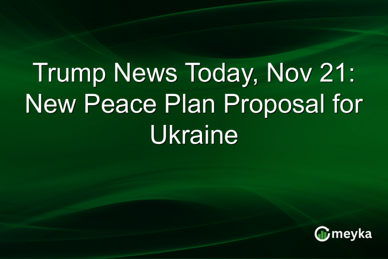 Trump News Today, Nov 21: New Peace Plan Proposal for Ukraine