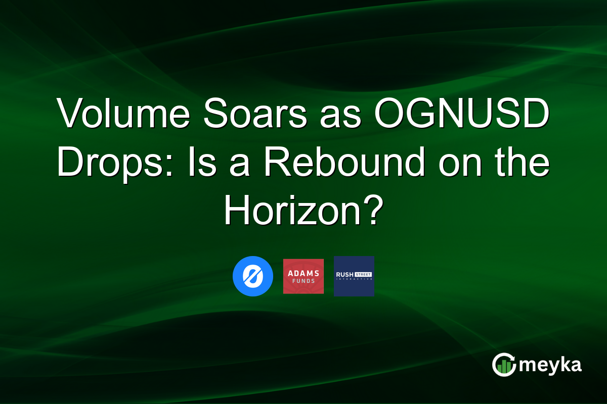 Volume Soars as OGNUSD Drops: Is a Rebound on the Horizon?