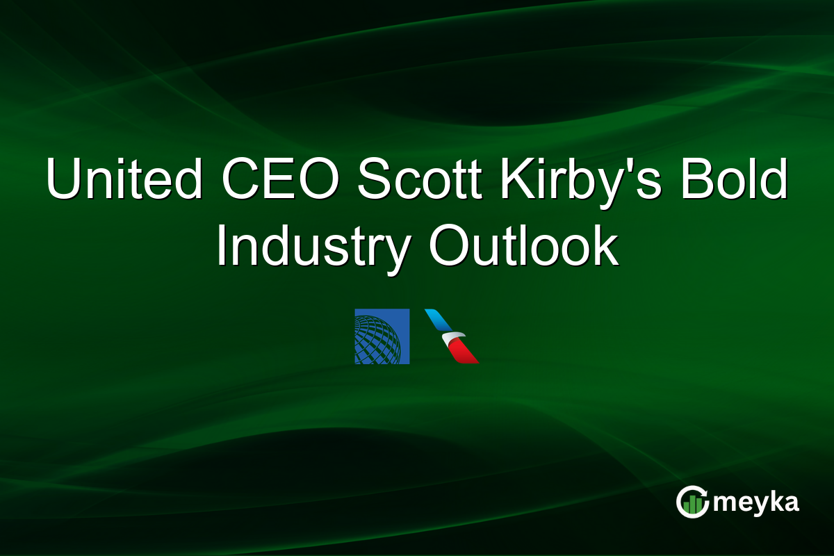United CEO Scott Kirby's Bold Industry Outlook