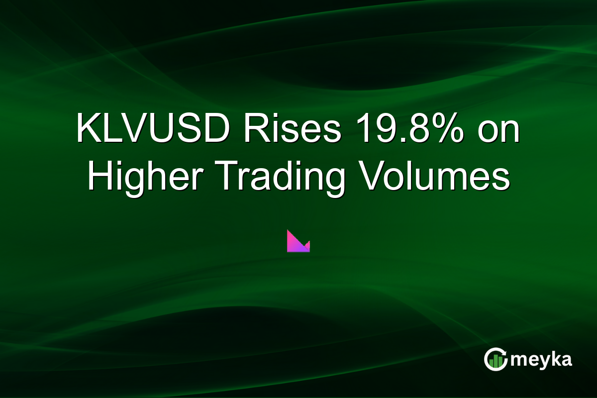KLVUSD Rises 19.8% on Higher Trading Volumes