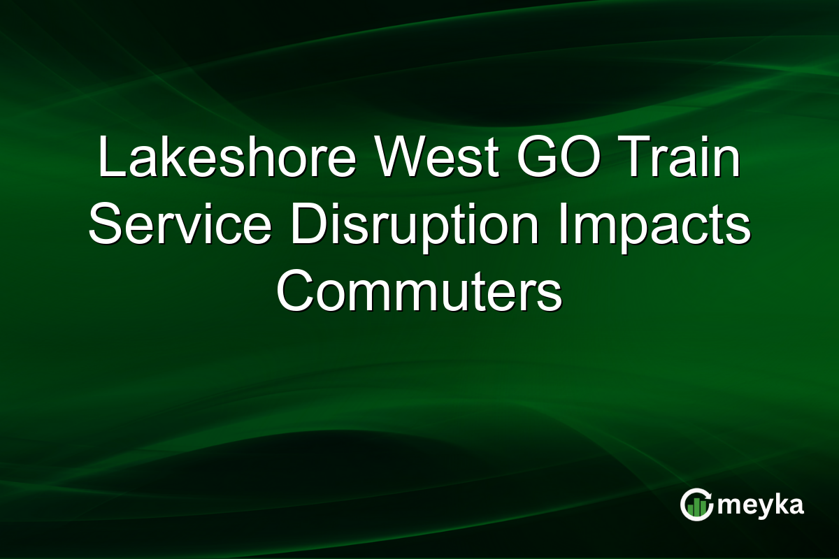 Lakeshore West GO Train Service Disruption Impacts Commuters