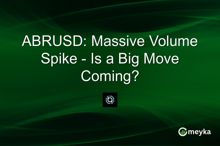 ABRUSD: Massive Volume Spike - Is a Big Move Coming?