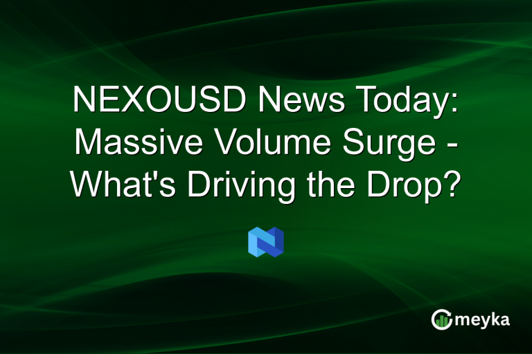 NEXOUSD News Today: Massive Volume Surge - What's Driving the Drop?