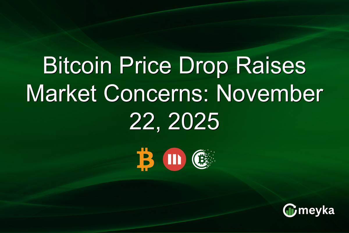 Bitcoin Price Drop Raises Market Concerns: November 22, 2025