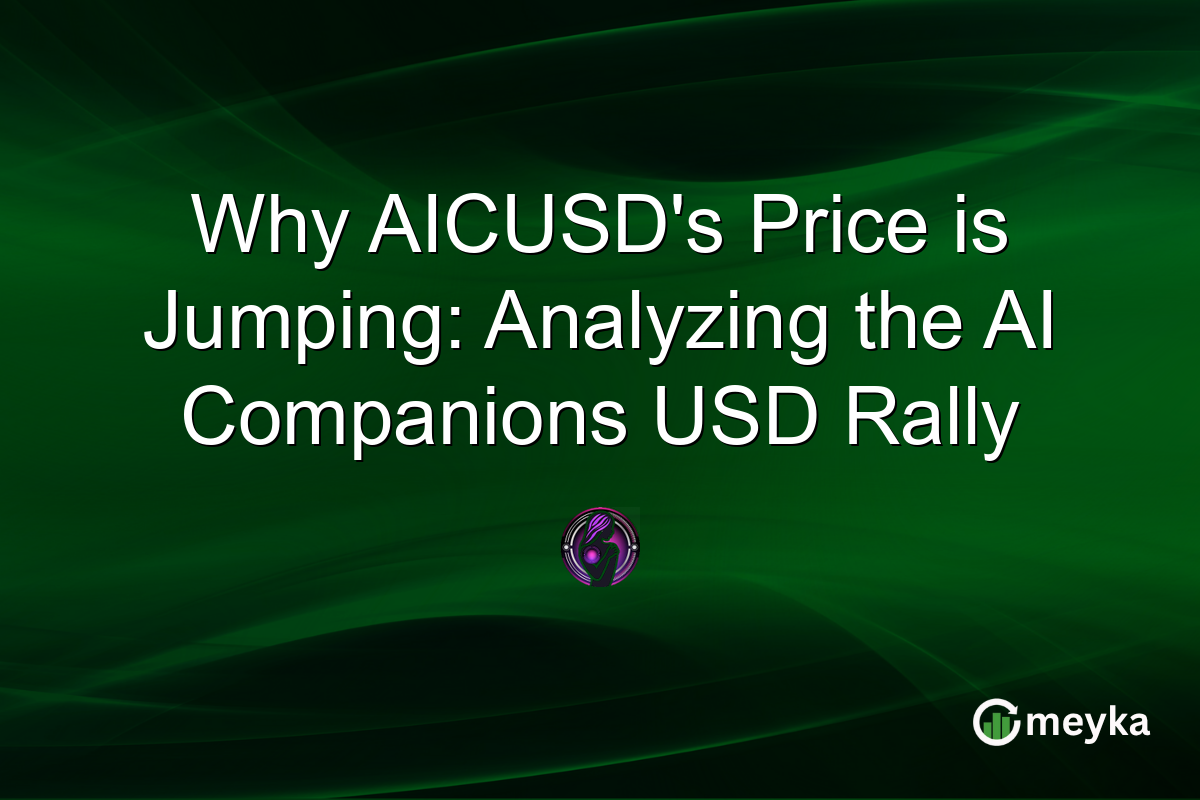 Why AICUSD's Price is Jumping: Analyzing the AI Companions USD Rally