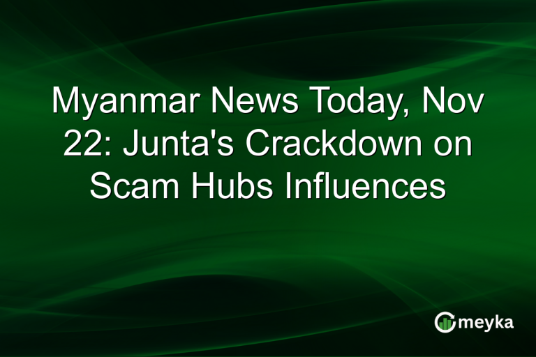Myanmar News Today, Nov 22: Junta's Crackdown on Scam Hubs Influences
