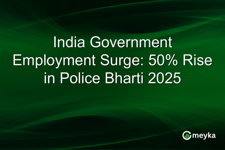 India Government Employment Surge: 50% Rise in Police Bharti 2025