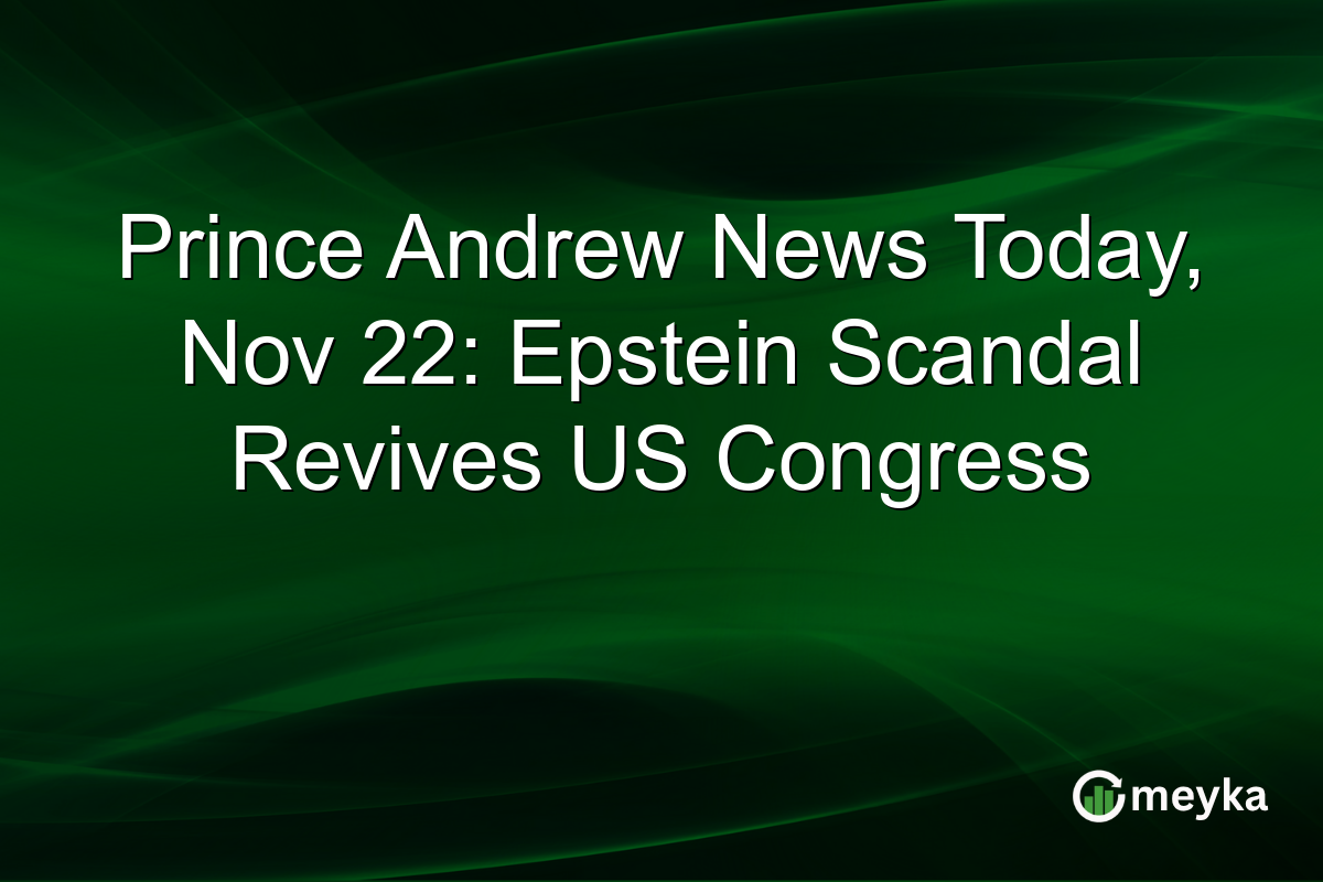 Prince Andrew News Today, Nov 22: Epstein Scandal Revives US Congress