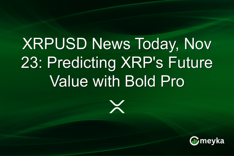 XRPUSD News Today, Nov 23: Predicting XRP's Future Value with Bold Pro