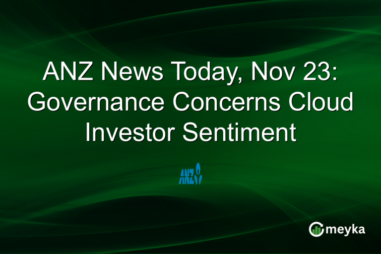 ANZ News Today, Nov 23: Governance Concerns Cloud Investor Sentiment