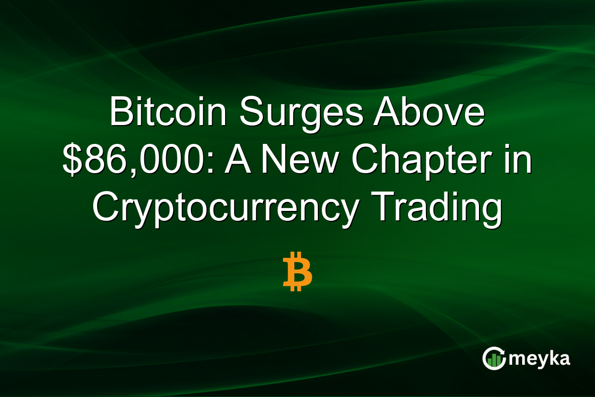 Bitcoin Surges Above $86,000: A New Chapter in Cryptocurrency Trading