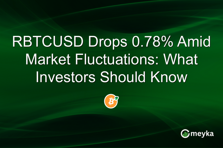 RBTCUSD Drops 0.78% Amid Market Fluctuations: What Investors Should Know