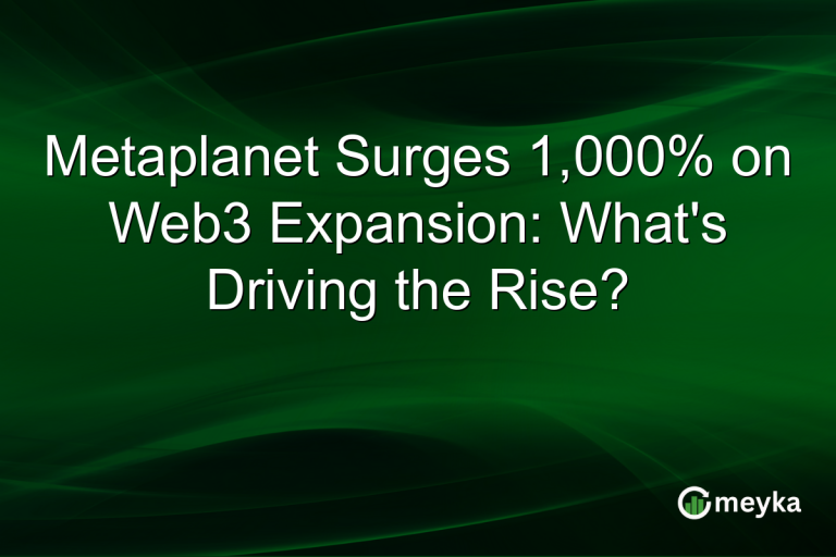 Metaplanet Surges 1,000% on Web3 Expansion: What's Driving the Rise?